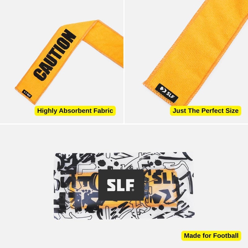 SLEEFS Caution Thin Football Towel - Image 3
